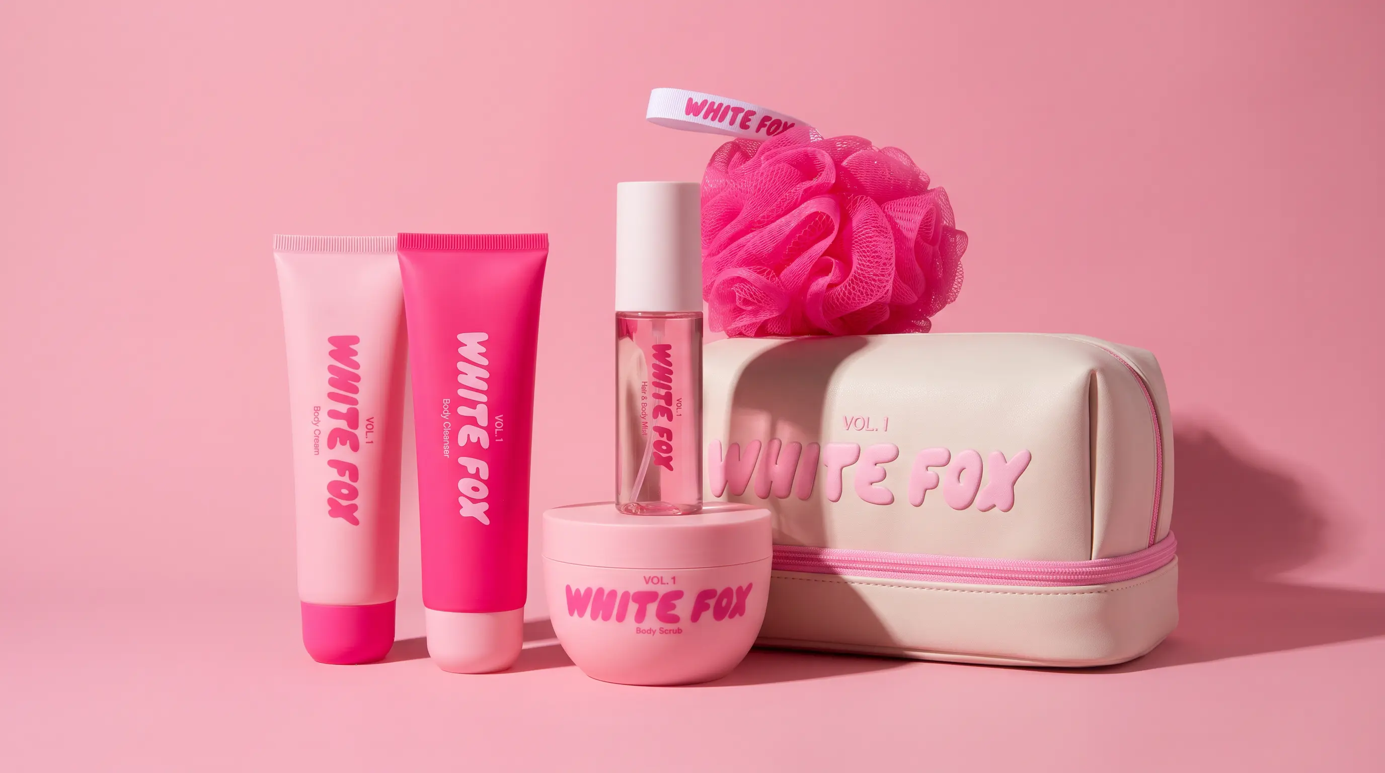 A vibrant flat lay featuring various products from SLG brands, showcasing a diverse selection of lifestyle and beauty products